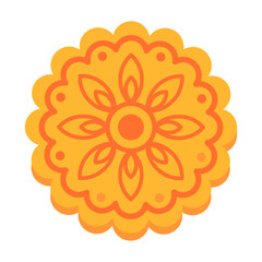 Vector mid autumn background with moon cake