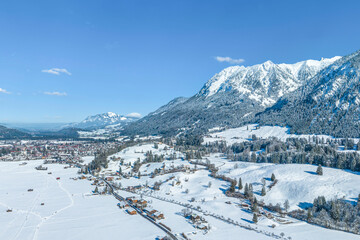 Traumhafter Wintertag bei Oberstdorf im Oberallg&auml;u