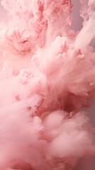 Pink Dust and Smoke Abstract Particles