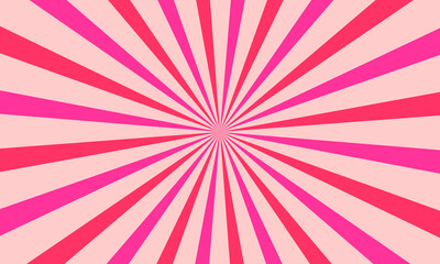 Pink colour vintage sunburst starburst background	