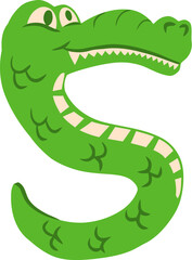Monster Alphabet Letter S