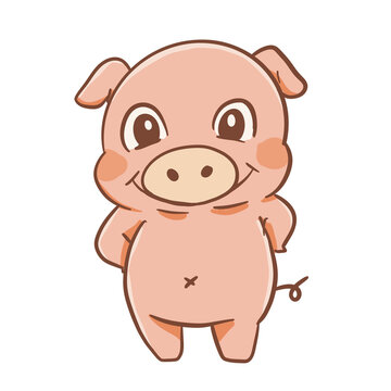 cartoon pig