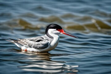 duck in the water