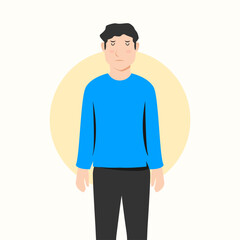 Fototapeta premium characters with facial expressions