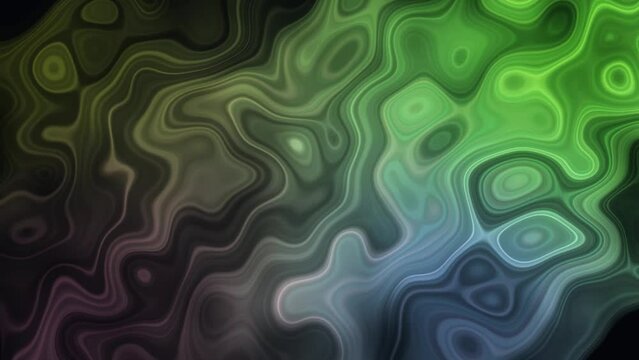 Abstract Fluid Background Animation, Gradient smooth liquid waves, watercolor, Rainbow, foi
