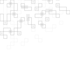 Minimalistic texture with linear squares pattern. Creative idea of modern design with abstract geometric background