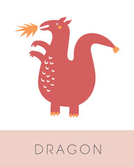 Fairy tale flashcard. Learning English words