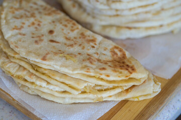flatbread, Turkish pastries, oily flatbread, unique to the Sorgun district of Yozgat province, Turkey.