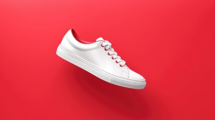 3d Illustration Simple Shoe in Isolated Background