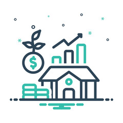 Mix icon for investment