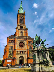 Fototapeta na wymiar Big old church in Germany