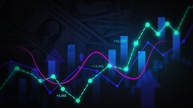 investor finance line chart stock market