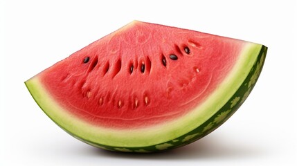 Watermelon fruit isolated on white background.