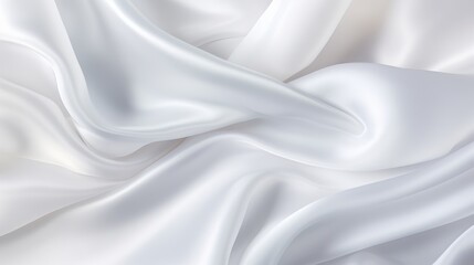 Obraz premium White silk background
