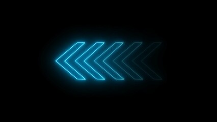 abstract glowing neon arrow illustration background  4k 