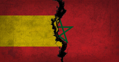 Bandera conflicto España Marruecos