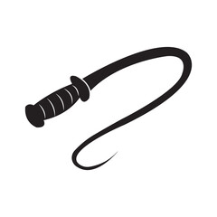 whip icon logo vector design template
