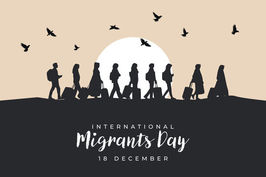 International migrants day design