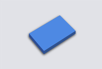 Realistic business card mockup.