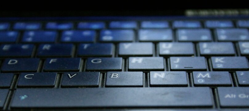 teclado de ordenador en formato macro