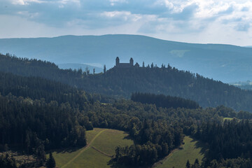 Ka&scaron;perk Castle, built by Charles IV in the beautiful &Scaron;umava surroundings.