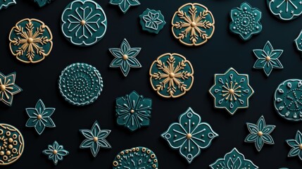 Joyful Jingle Bells: Festive Christmas Decor Background