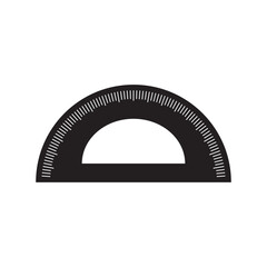 protractor icon design vector isolated
