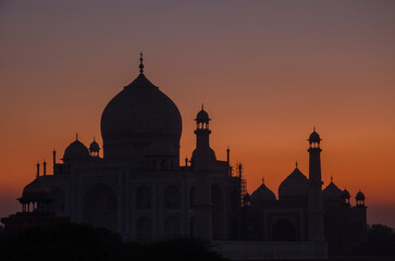 Fototapeta na wymiar Taj Mahal, Agra, Uttar Pradesh, India.