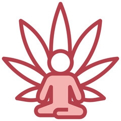 anxiety reduction flat icon,linear,outline,graphic,illustration