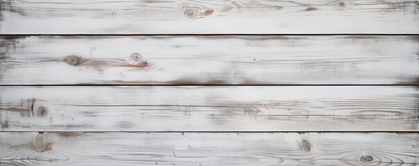 Fototapeta na wymiar White wooden boards texture background for website page header