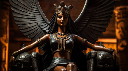 Egyptian Goddess Isis - obrazy, fototapety, plakaty