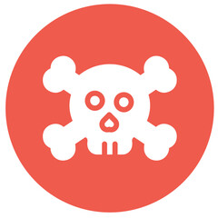 Skull Vector Icon Design Illustration