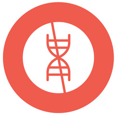 No gmo Vector Icon Design Illustration
