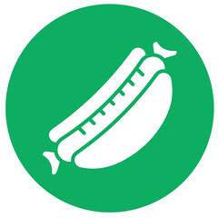 Hot dog Vector Icon Design Illustration