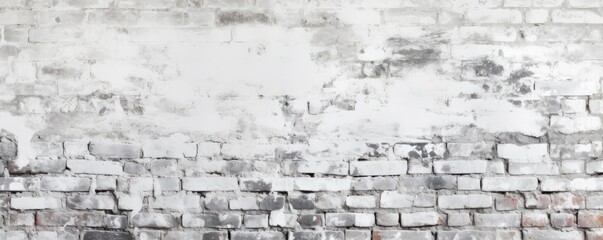 White bricks texture background for website page header