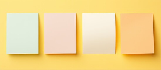 copy space image on isolated background with yellow notepaper