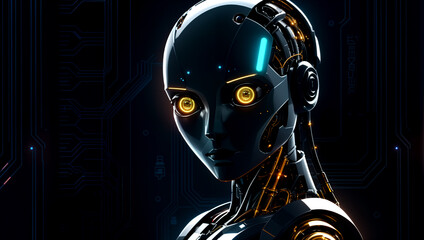 AI robots, technology that is about to change the world. AI generated - 658592123