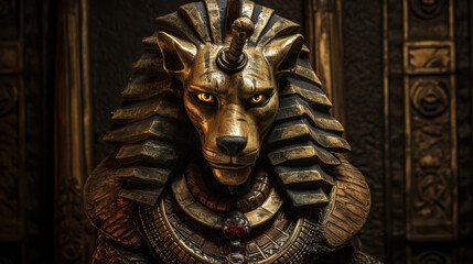 Fototapeta premium Egyptian God Sekhmet
