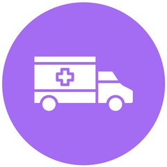 Ambulance Vector Icon Design Illustration