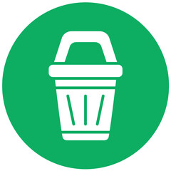 Bin Vector Icon Design Illustration