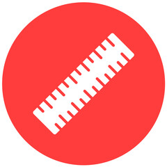 Ruler Vector Icon Design Illustration