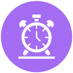 Alarm Clock Vector Icon Design Illustration