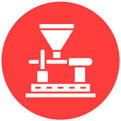 Coffee Mill Vector Icon Design Illustration