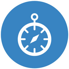 Chronometer Vector Icon Design Illustration