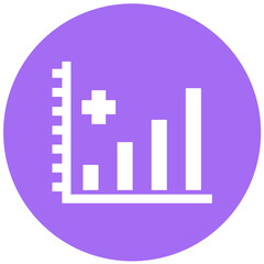 Chart Vector Icon Design Illustration