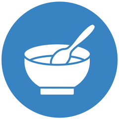 Soup Vector Icon Design Illustration