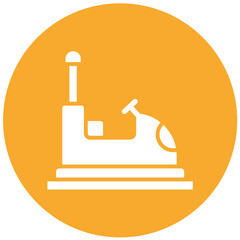 Bumper Car Vector Icon Design Illustration