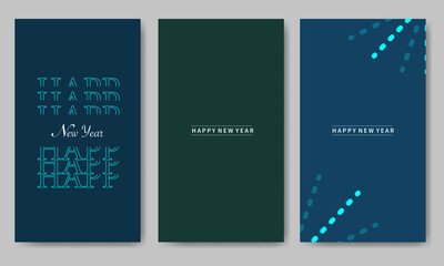 Happy New Year Story Bundle Template