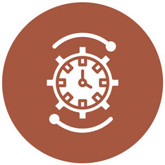 Time Management Vector Icon Design Illustration