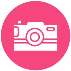 Camera Vector Icon Design Illustration